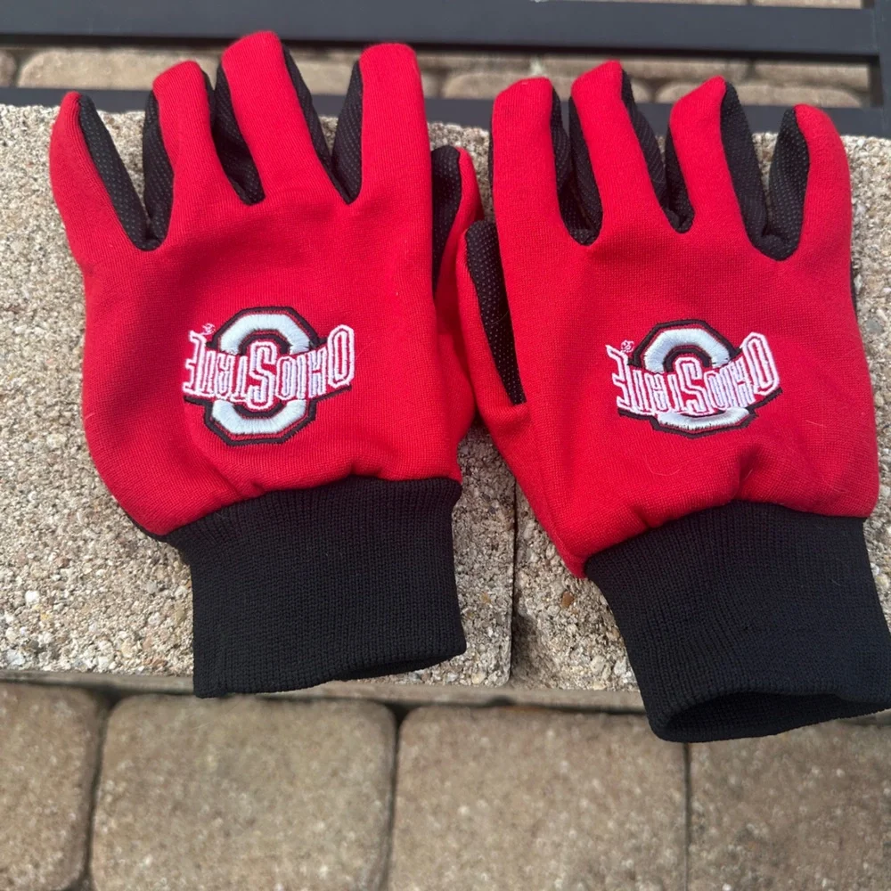 Forever Collectibles Ohio State Buckeyes Gardening Gloves rubber grip